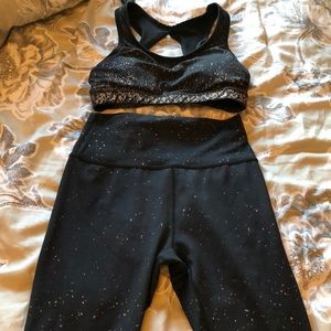 Buffbunny Champagne Set - Leggings and Sports Bra